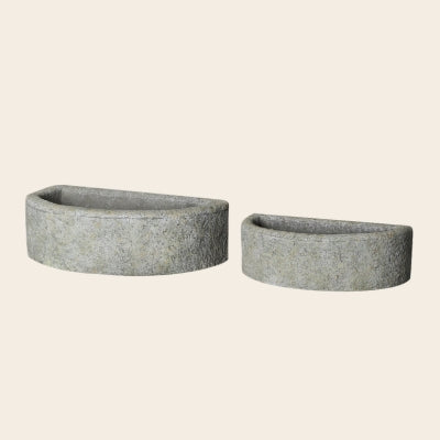 Antique Green Stoneware Bowl Set