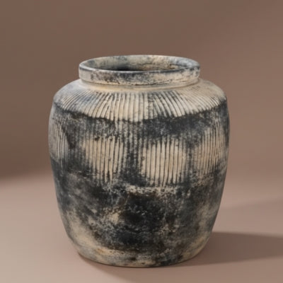 Ribbed Jar